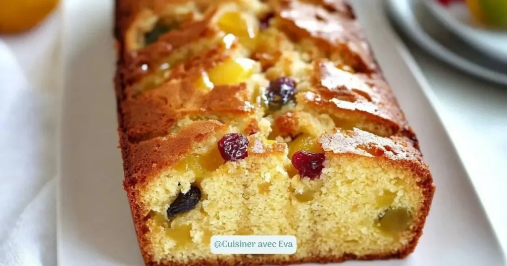 Recette de cake aux fruits confits extra moelleux