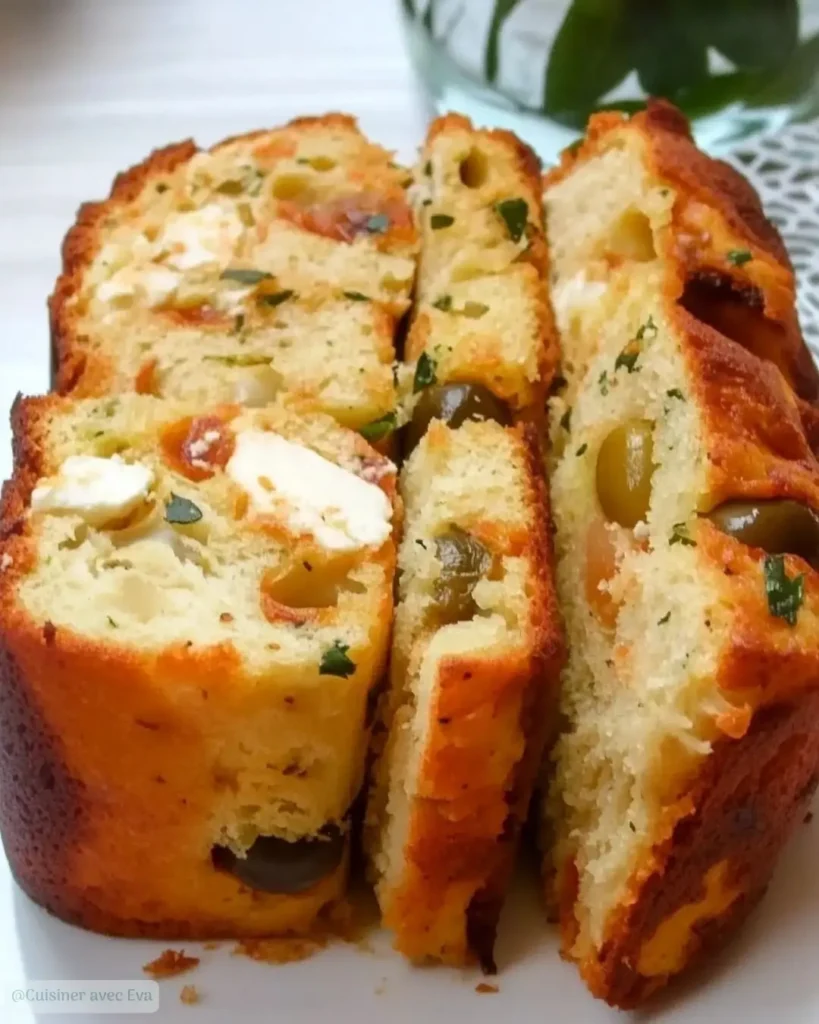Comment préparer ce cake au chorizo, feta et olives