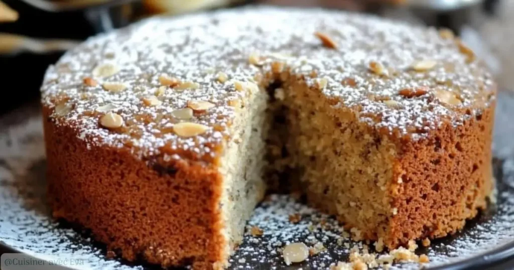Gâteau aux noix moelleux léger et fondant