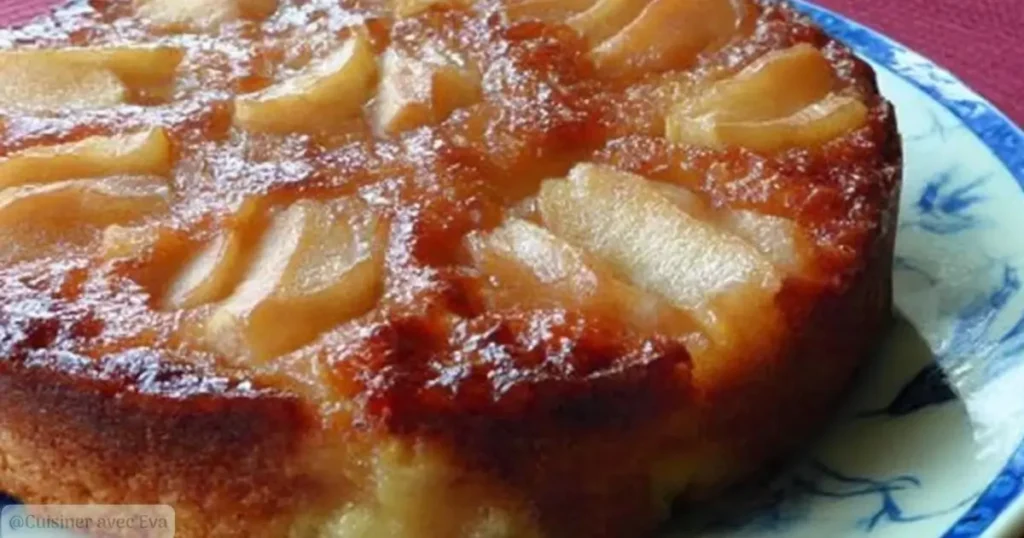 Gâteau aux pommes caramélisées
