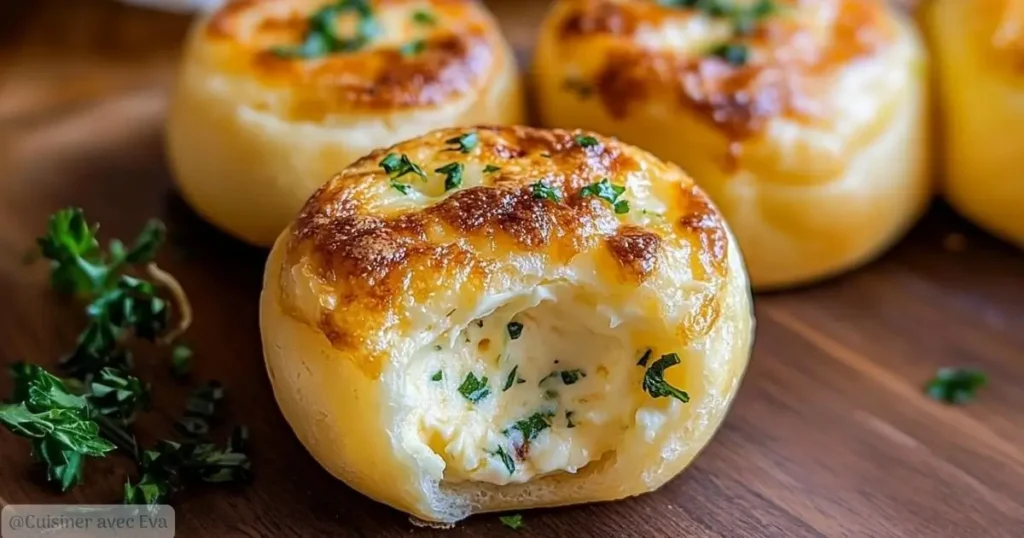 Bombes au Fromage et à l’Ail