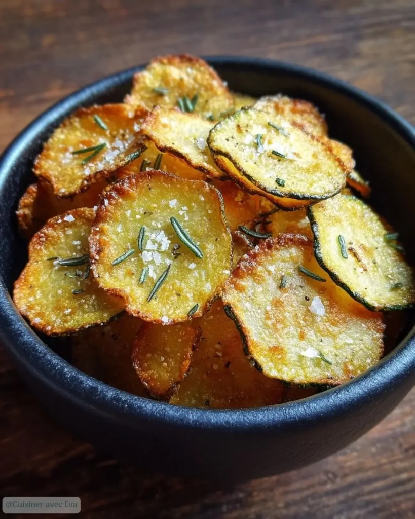 Chips de Courgettes Croustillantes au Four