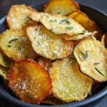 Chips de Courgettes Croustillantes au Four