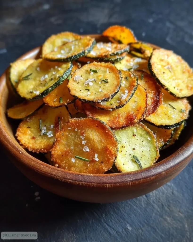 Chips de Courgettes Croustillantes au Four