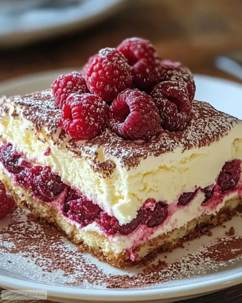 Comment préparer le Tiramisu aux Framboises