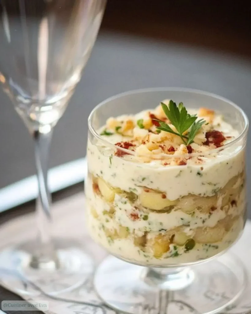 Comment préparer le Tiramisu de Crabe aux Pommes