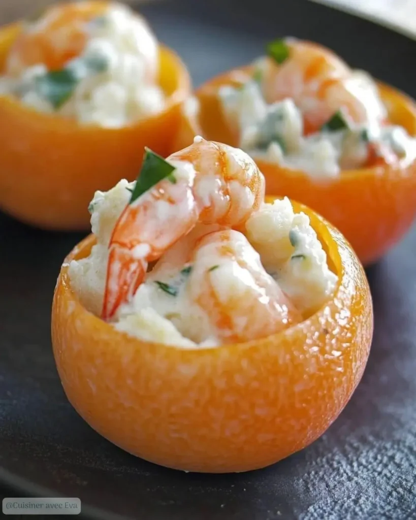 Comment préparer les Clémentines Farcies aux Crevettes