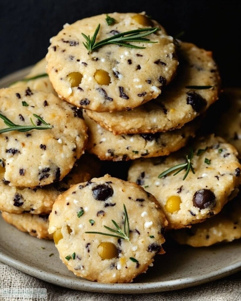 Comment préparer les Cookies Salés au Parmesan et Olives Noires