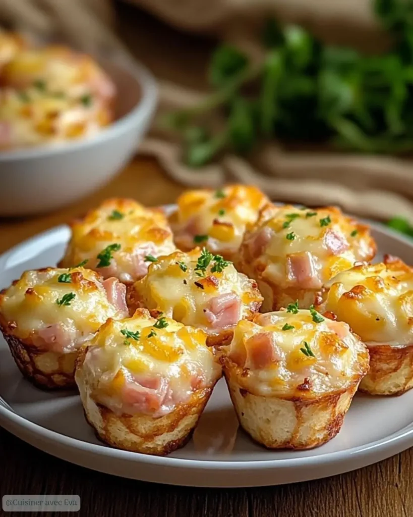 Comment faire des Mini Cakes Jambon et Fromage