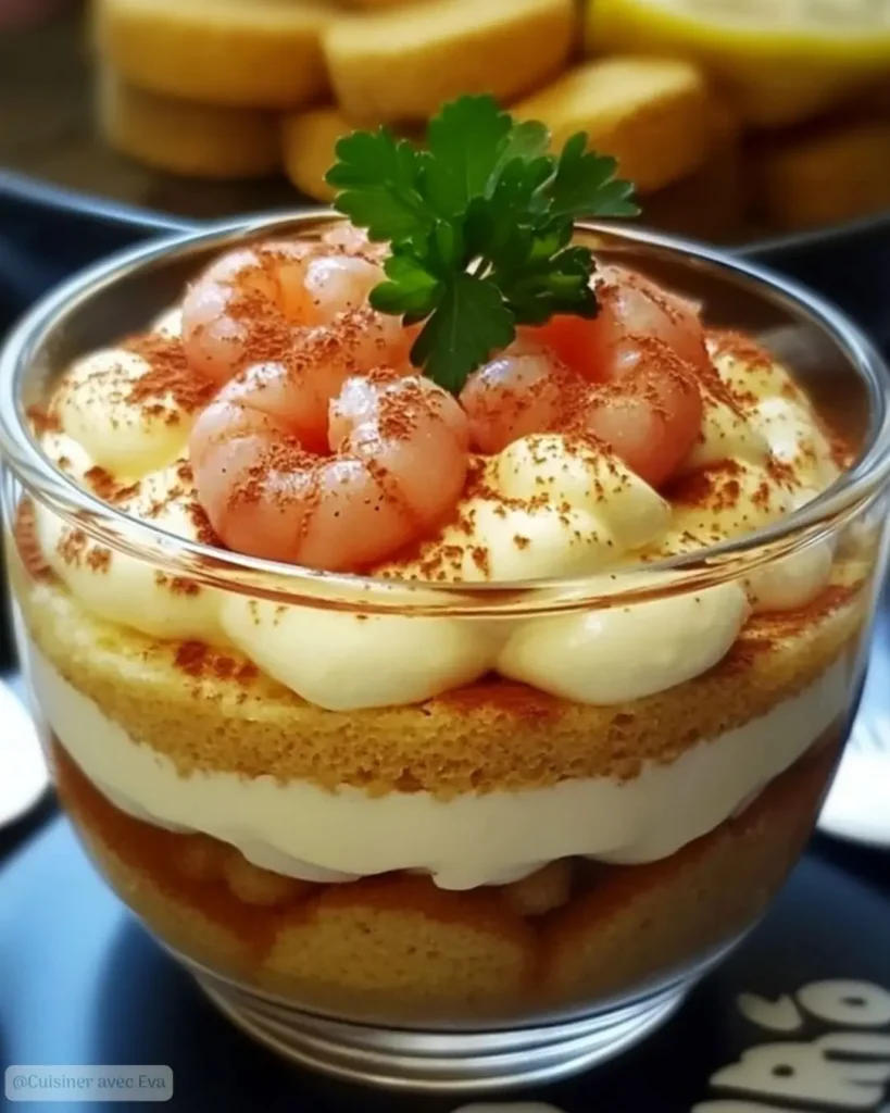 Ingrédients pour Tiramisu aux Crevettes Roses à Tomber par Terre