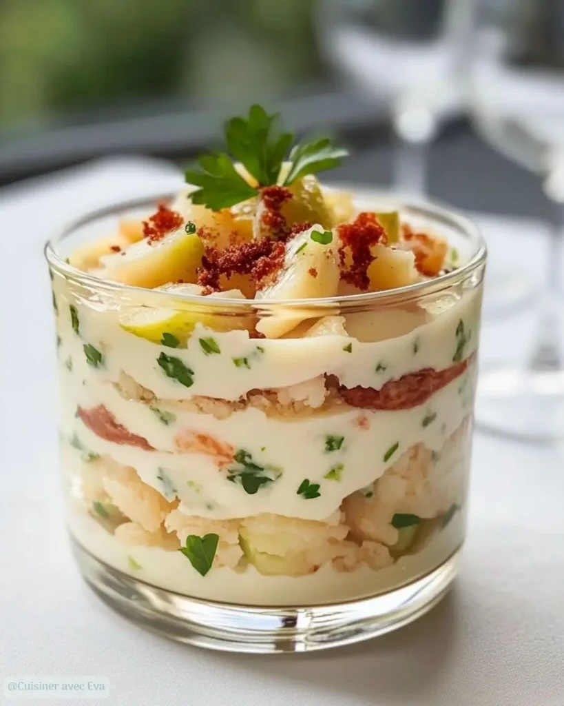 Ingrédients pour Tiramisu de Crabe aux Pommes