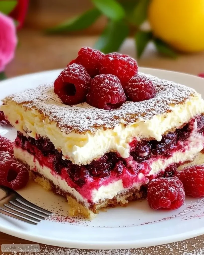 Ingrédients pour le Tiramisu aux Framboises