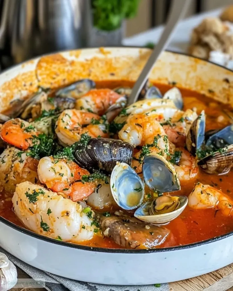 Recette de Marmite de la Mer et sa Sauce Rouille