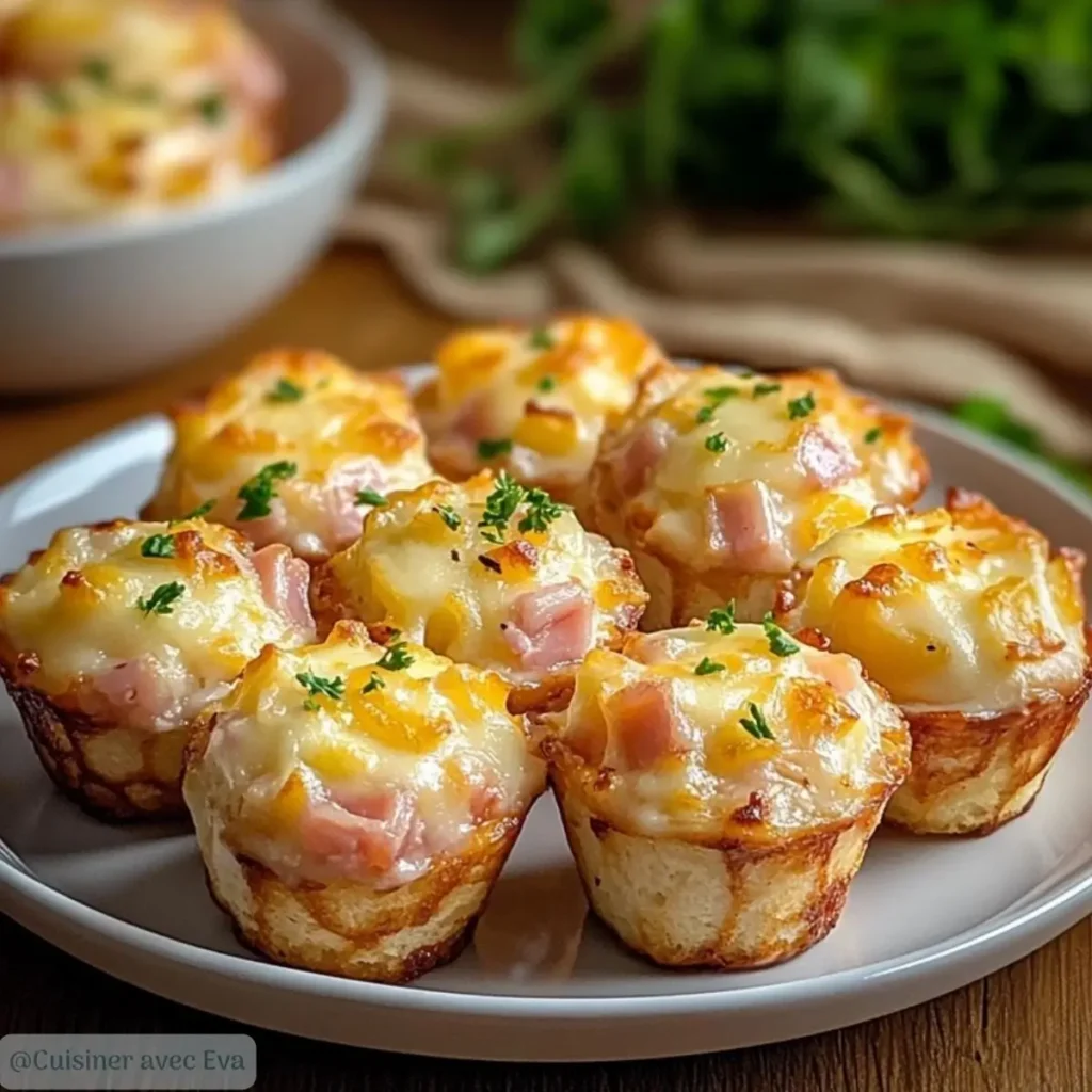 Mini Cakes Jambon et Fromage