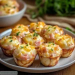 Mini Cakes Jambon et Fromage