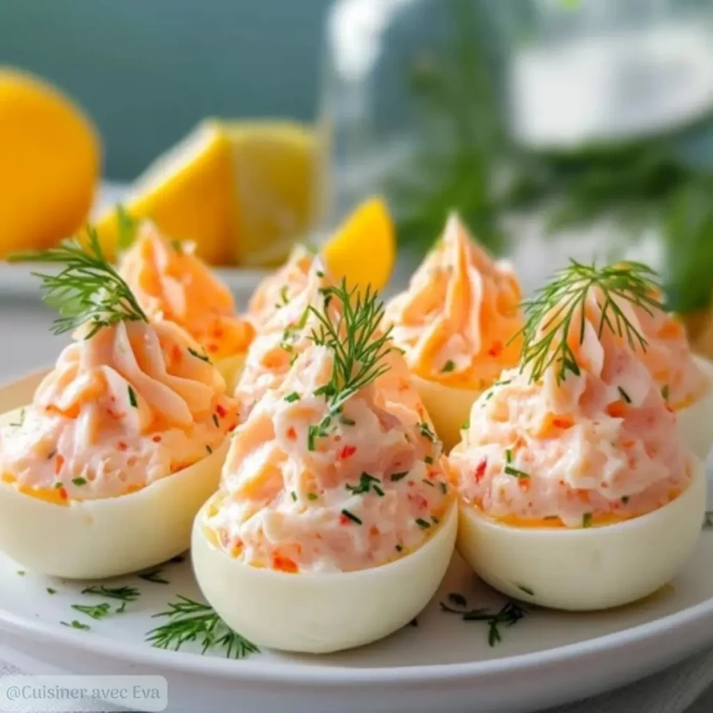 Œufs Farcis à la Mousse de Saumon