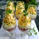 Œufs Mimosa en Verrines
