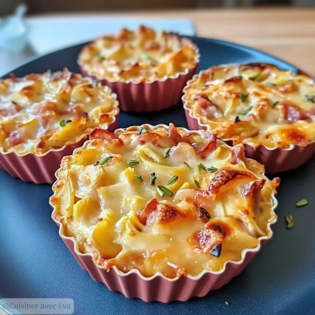 Petits Clafoutis d'Endive et Chorizo
