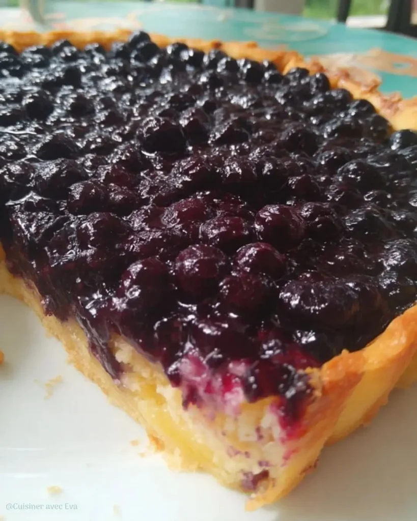 Pourquoi vous allez adorer cette tarte aux myrtilles amandine