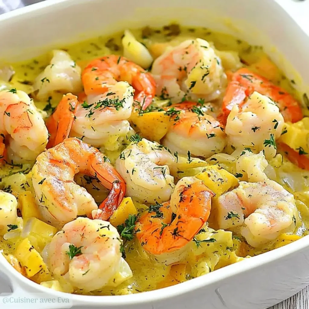 Ragoût de Cabillaud et Crevettes
