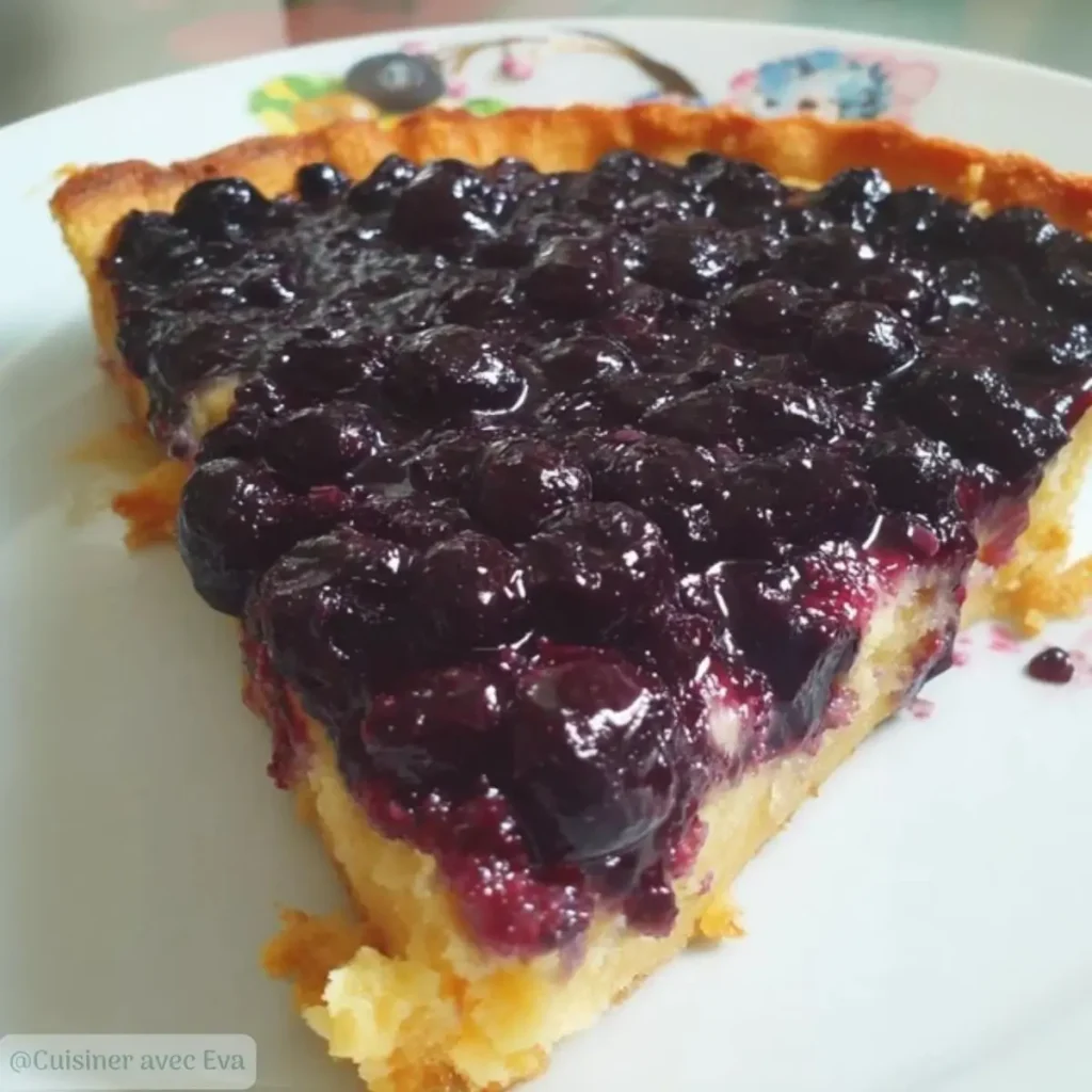 Tarte aux Myrtilles Amandine