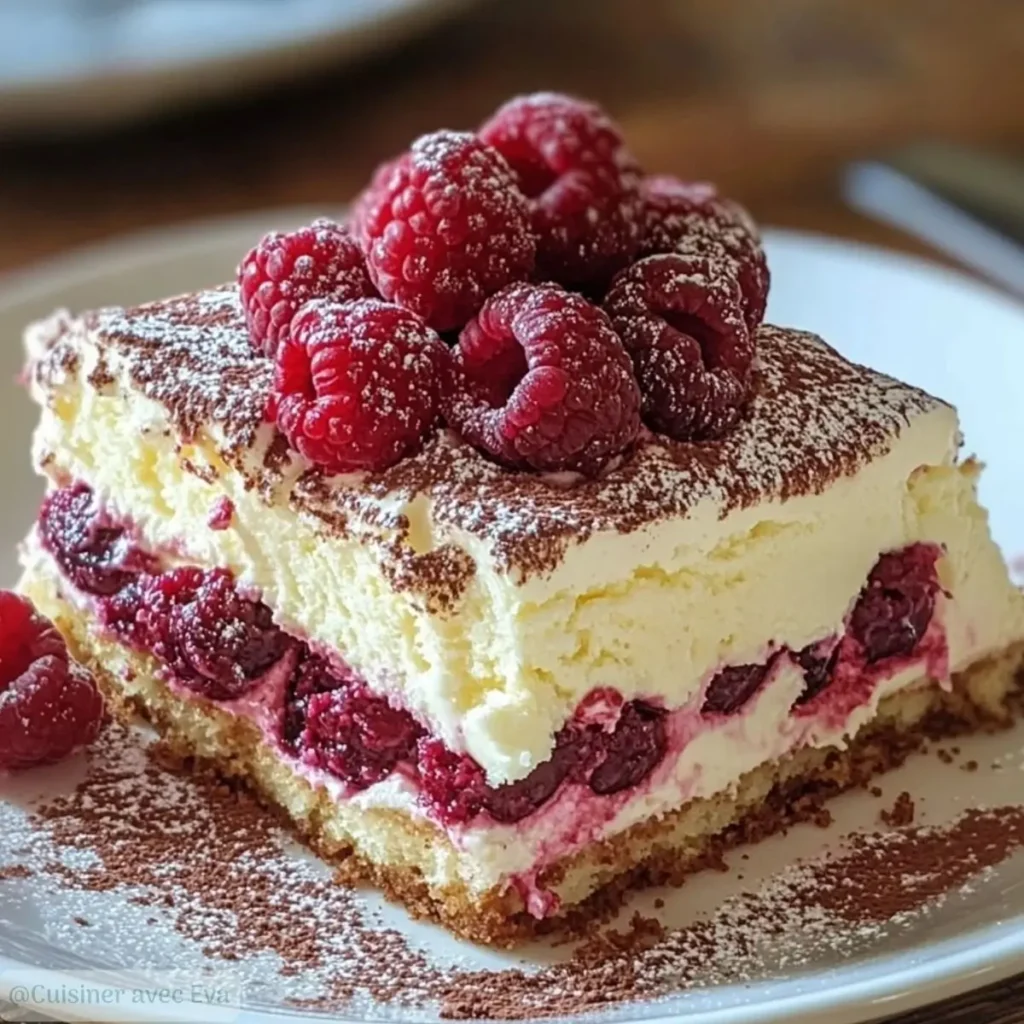 Tiramisu aux Framboises