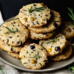 cookies salés au parmesan et olives noires