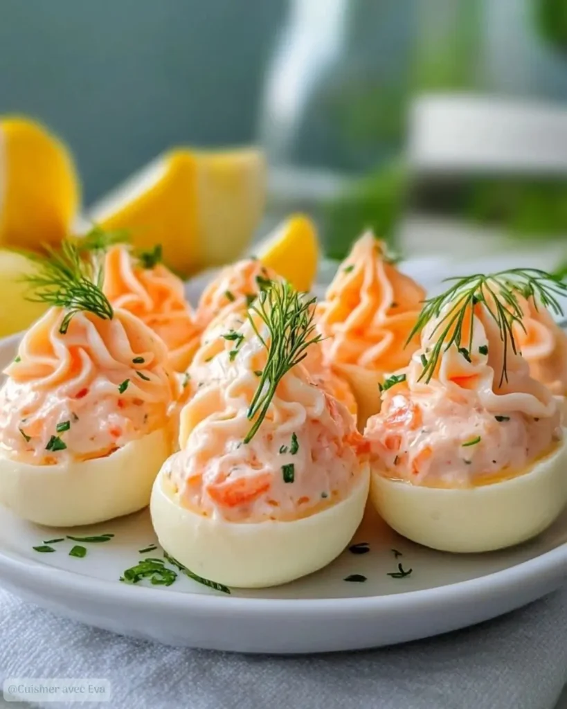 Comment préparer les Œufs Farcis à la Mousse de Saumon