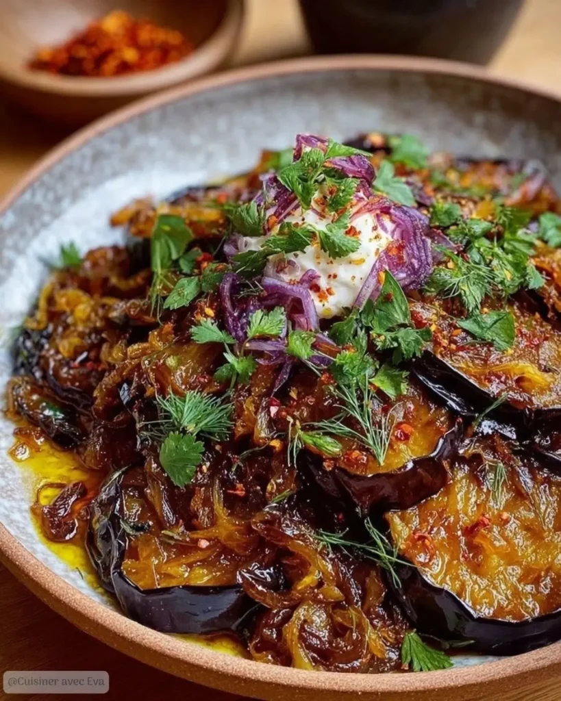 Comment préparer le Confit d'Aubergine aux Épices